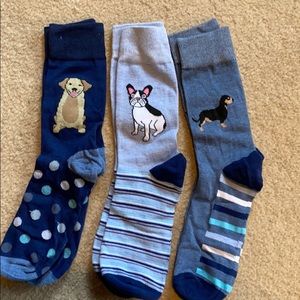 New in Box Dog Lover Socks- 3 pack